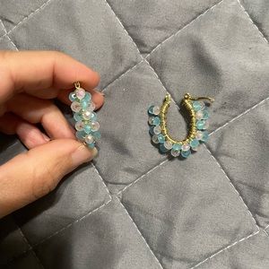 Beaded hand made earrings